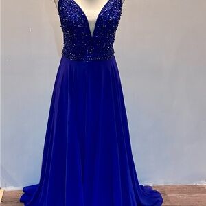 Beautiful,flows dress with beautiful bead work